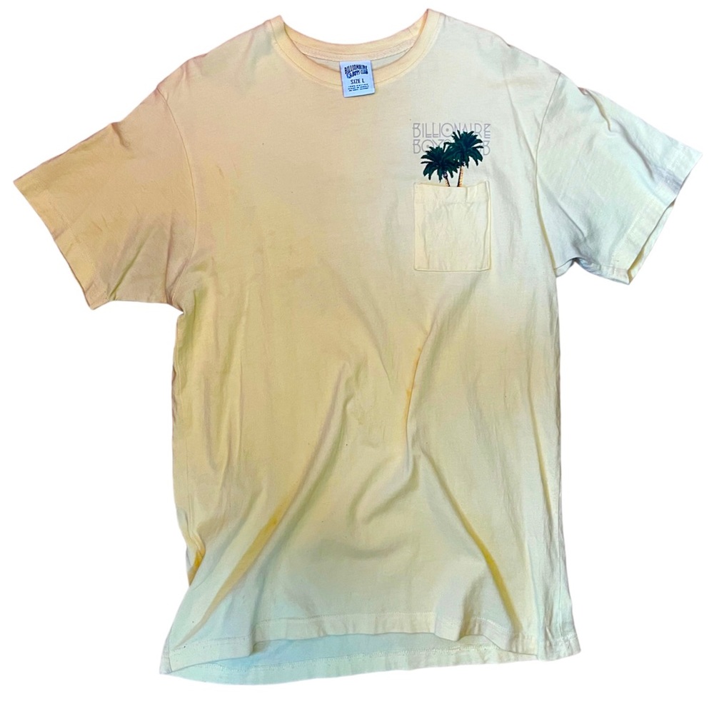 Billionaire Boys Club Egyptian goddess Pocket Tee yellow